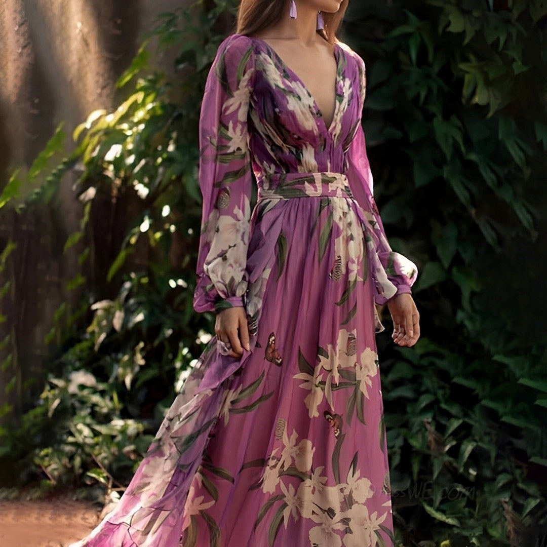 Theia - Luftiges und lockeres Blumenkleid