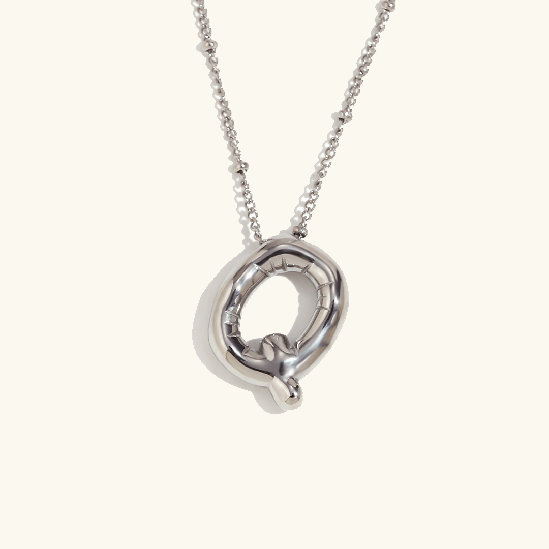 Goldenes Initialen-Halsband Balloon
