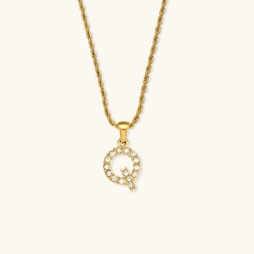 Maeve - Diamantkette mit Initialen