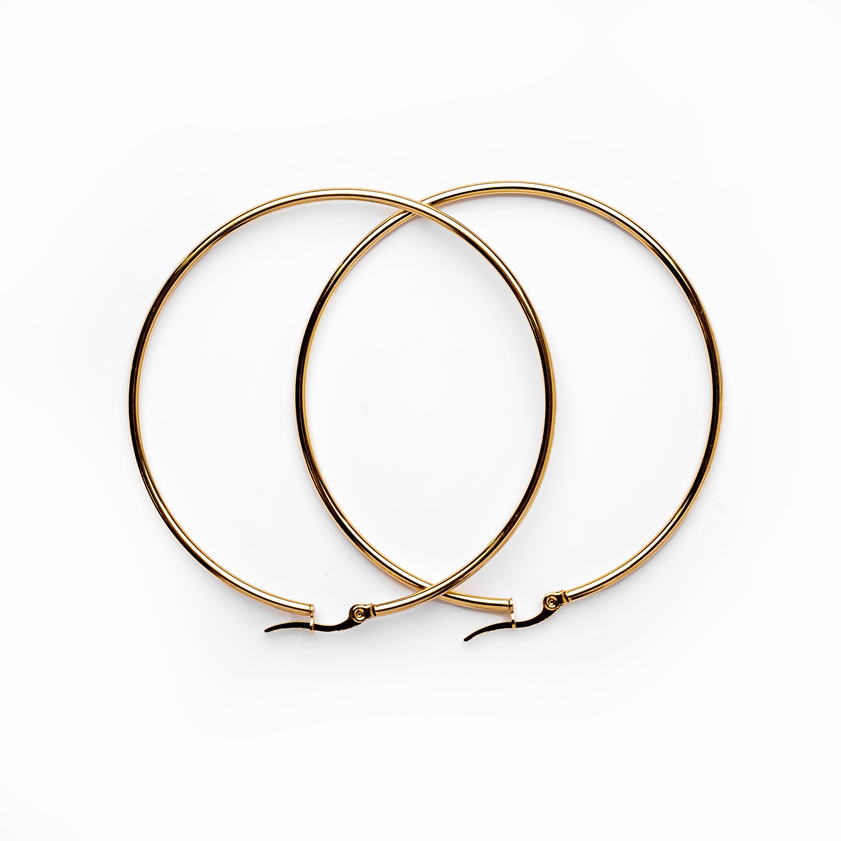 Camille – Elegante goldene Creolen