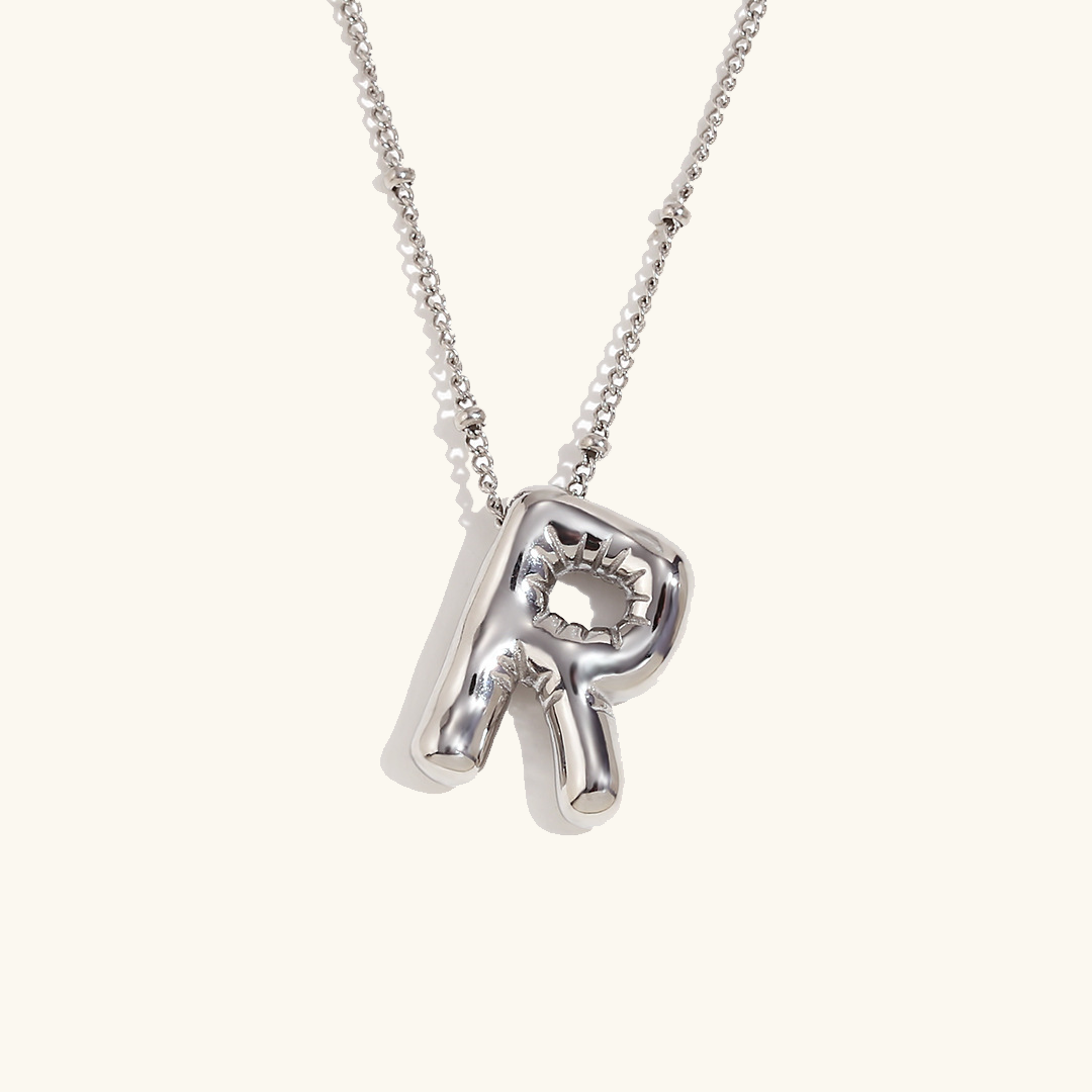 Goldenes Initialen-Halsband Balloon