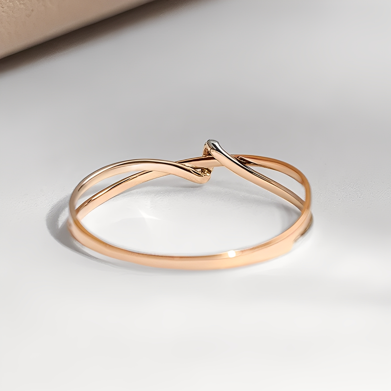 Eleane – Eleganter bicolor Unendlichkeit-Ring
