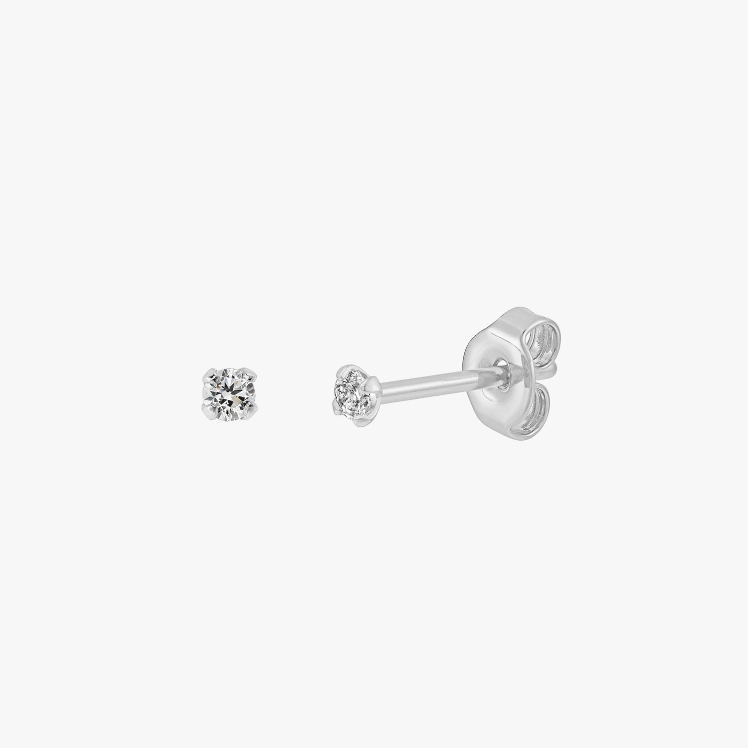Sloane - Mini-Ohrringe mit 2mm Glanz