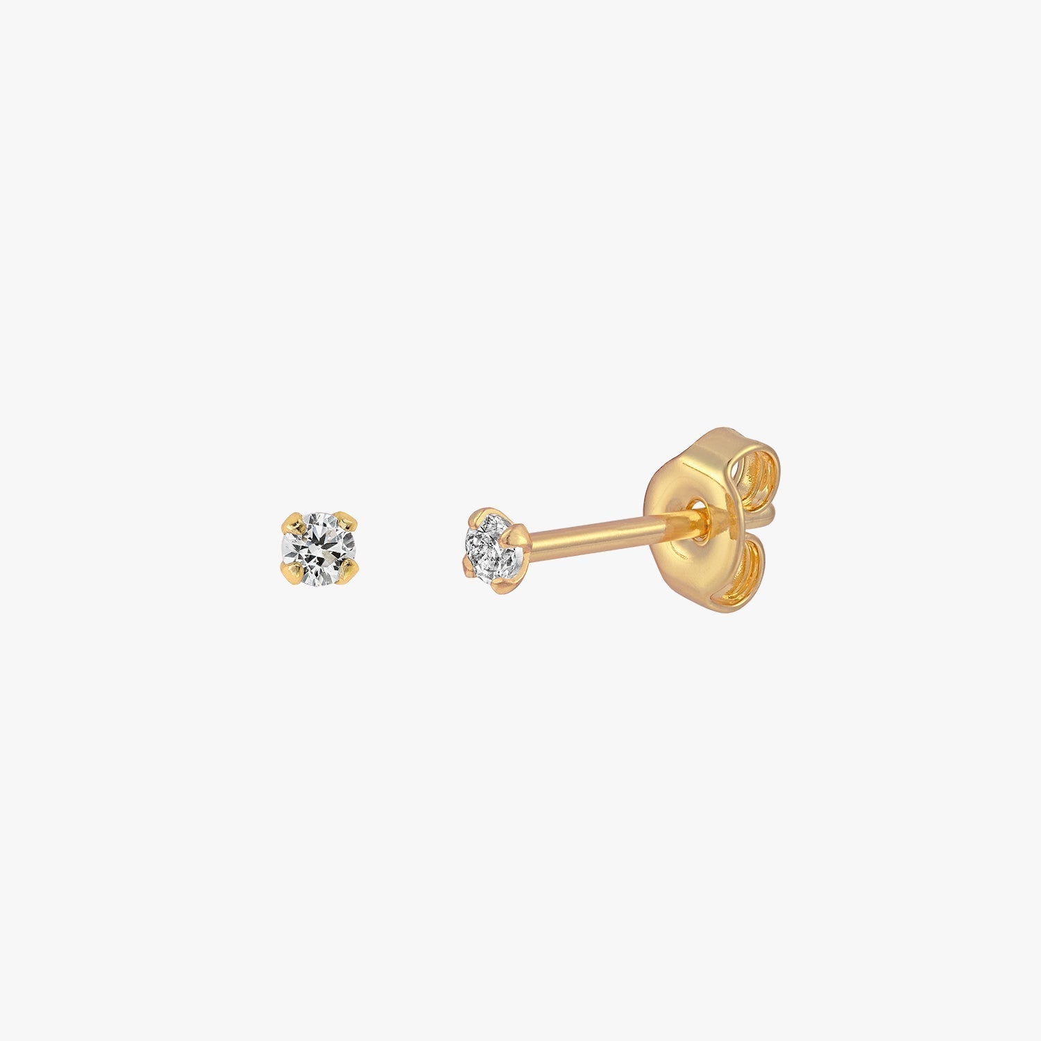 Sloane - Mini-Ohrringe mit 2mm Glanz