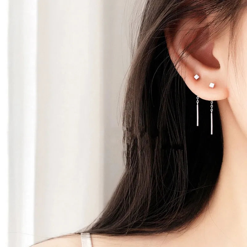 Kaelen – Würfelohrringe mit eleganten Quasten