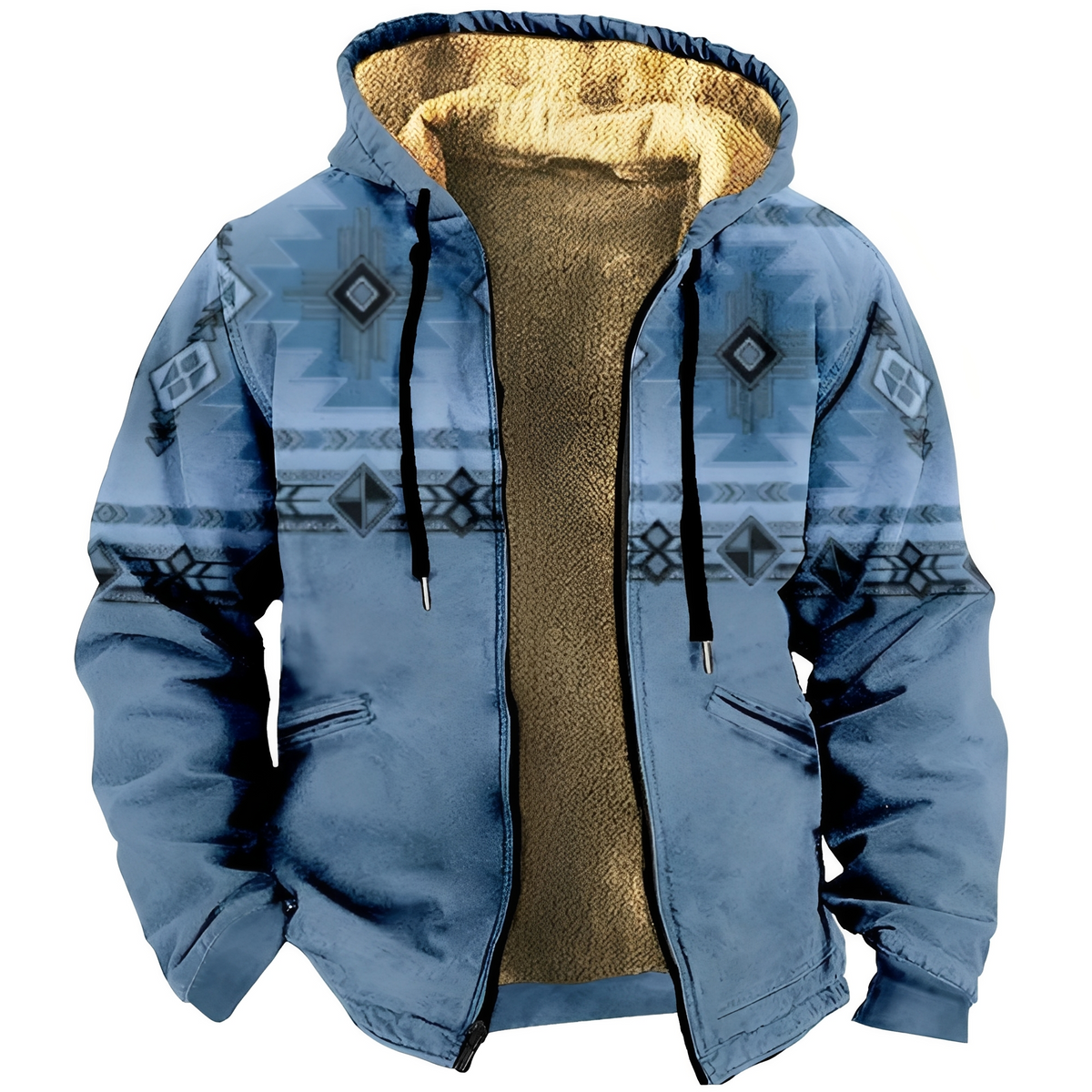 Edwin - Stylischer Herren-Hoodie mit ethnischen Mustern