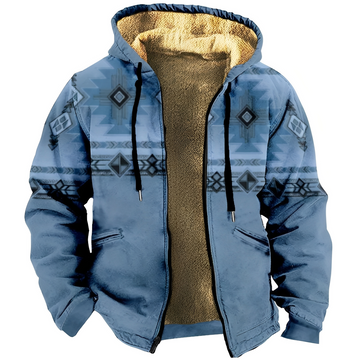 Edwin - Stylischer Herren-Hoodie mit ethnischen Mustern