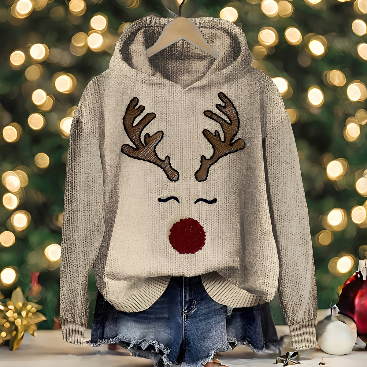 Liza - Stilvoller und warmer Weihnachts-Hoodie