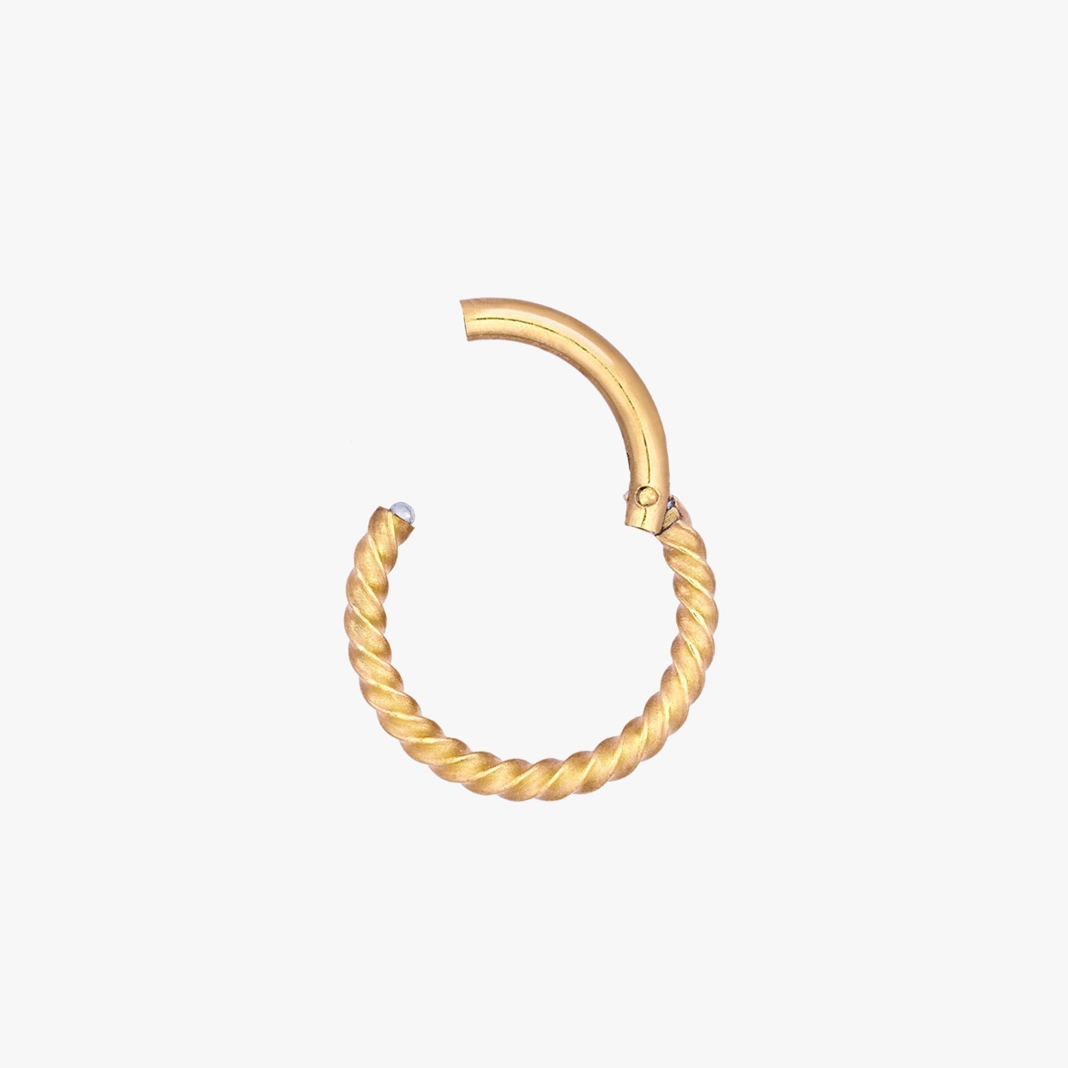 Leila - 8 mm gedrehte Seilohrringe