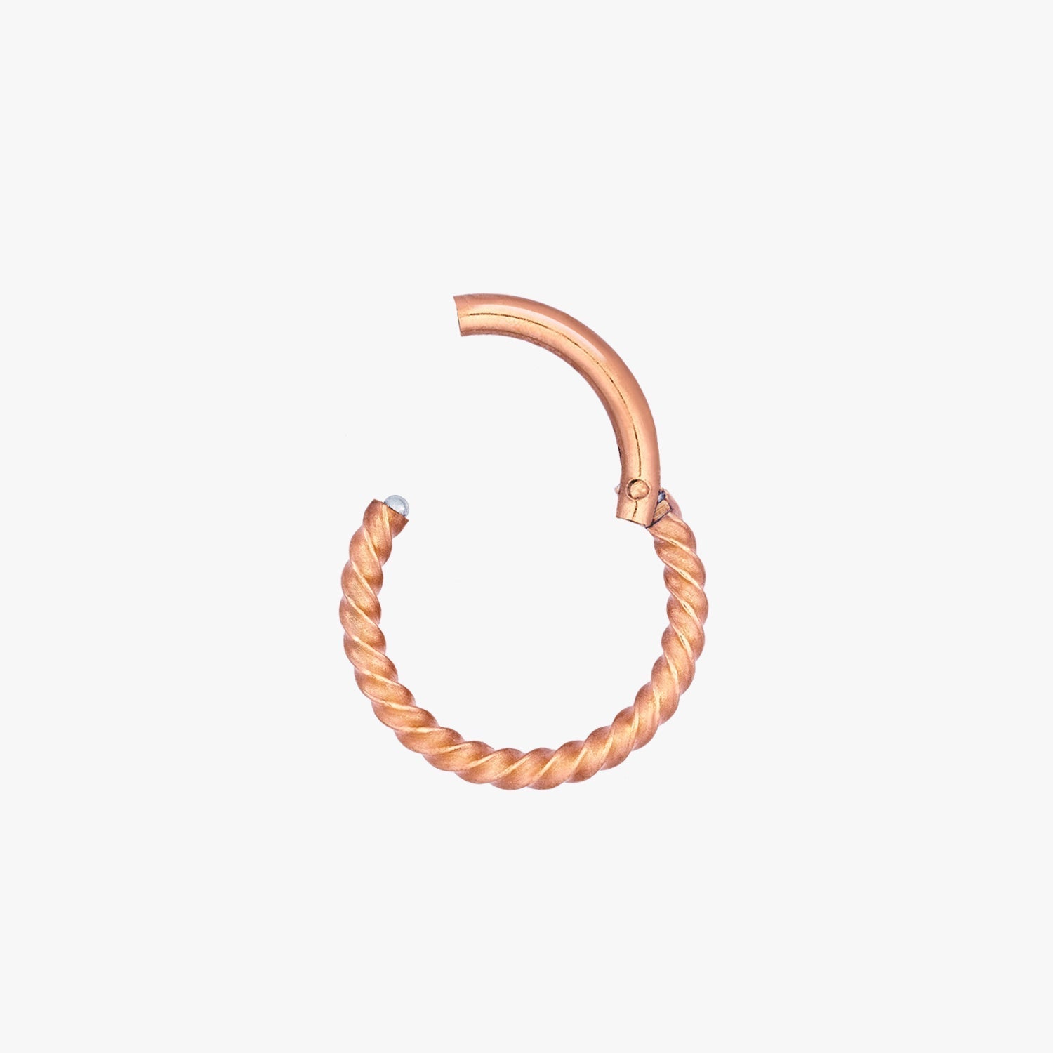 Leila - 8 mm gedrehte Seilohrringe