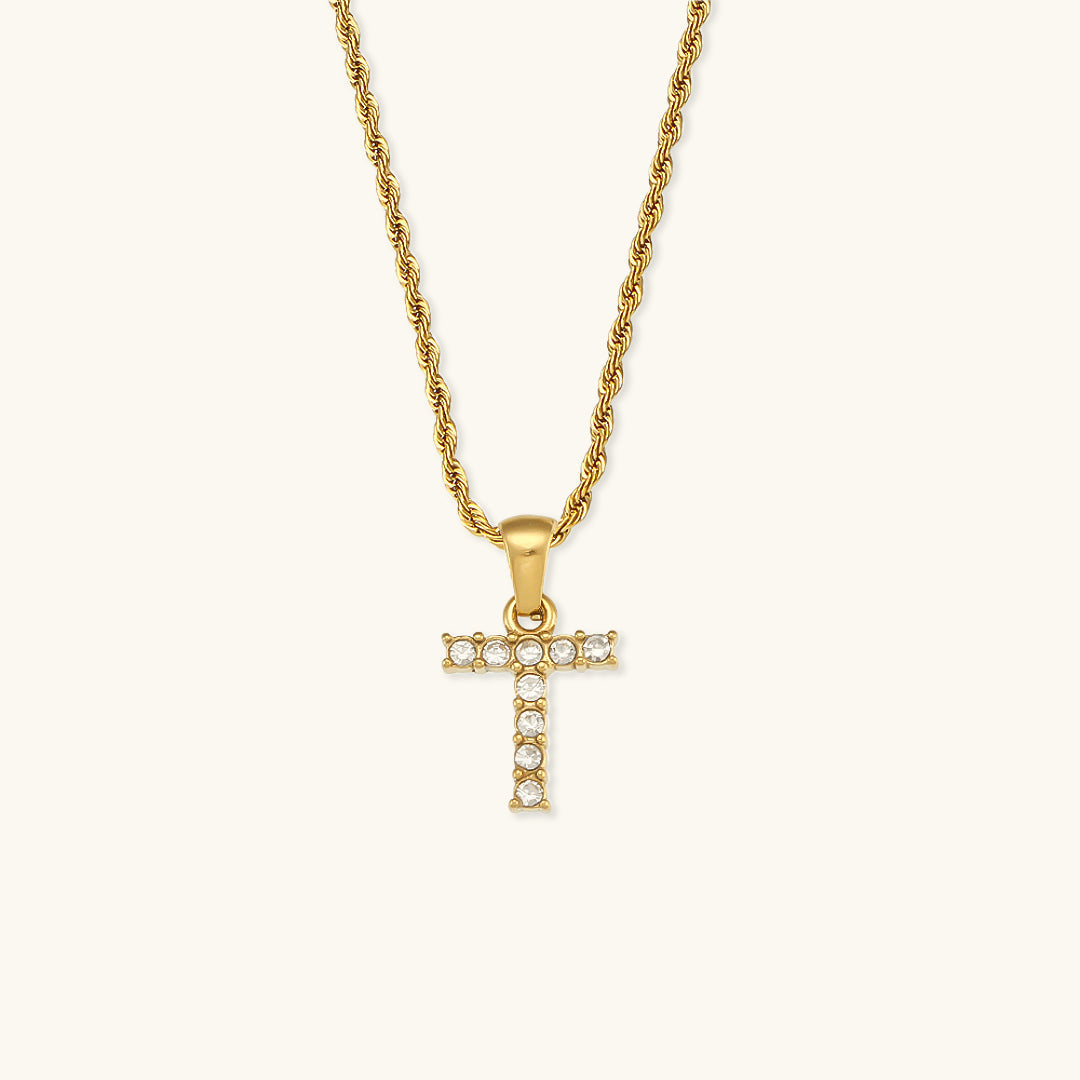 Maeve - Diamantkette mit Initialen