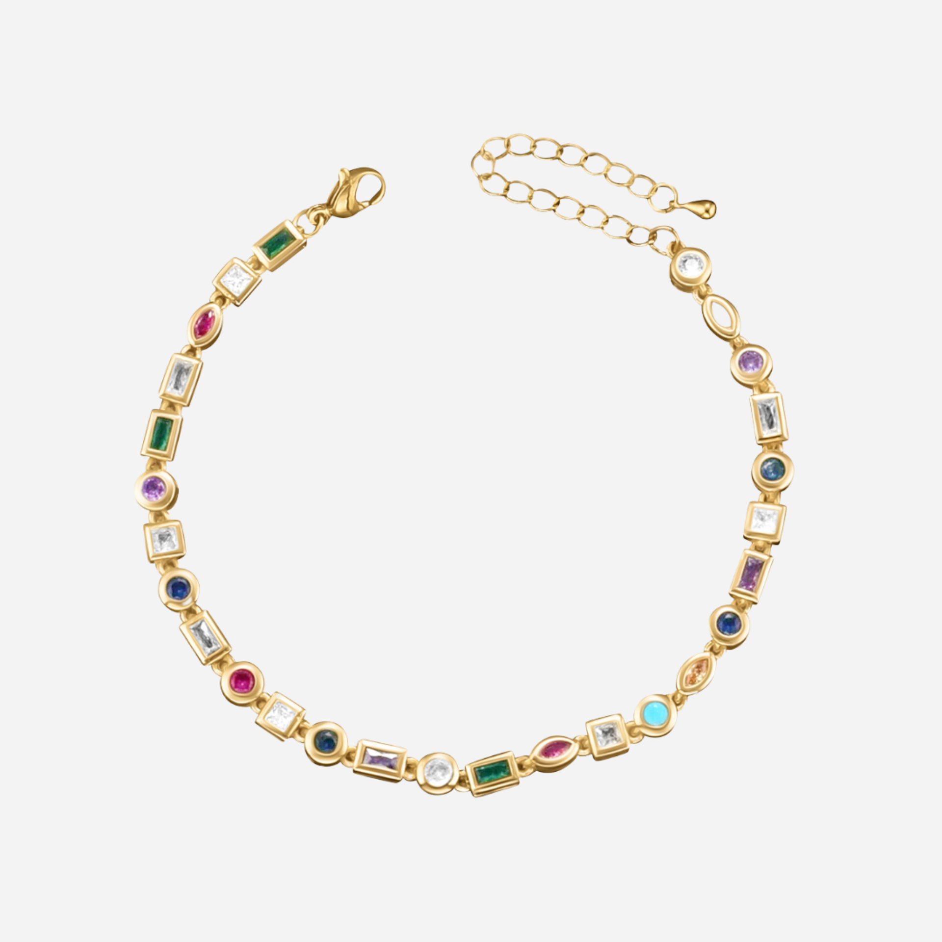 Nozomi – Bunte Kristallarmband