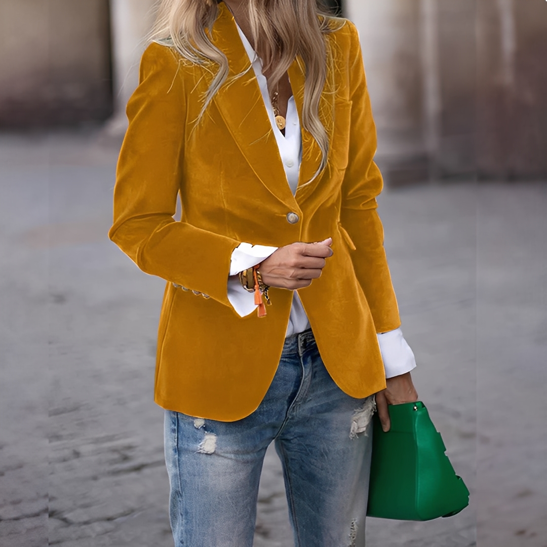 Lyliane - Bequeme Damenjacke mit Knöpfen