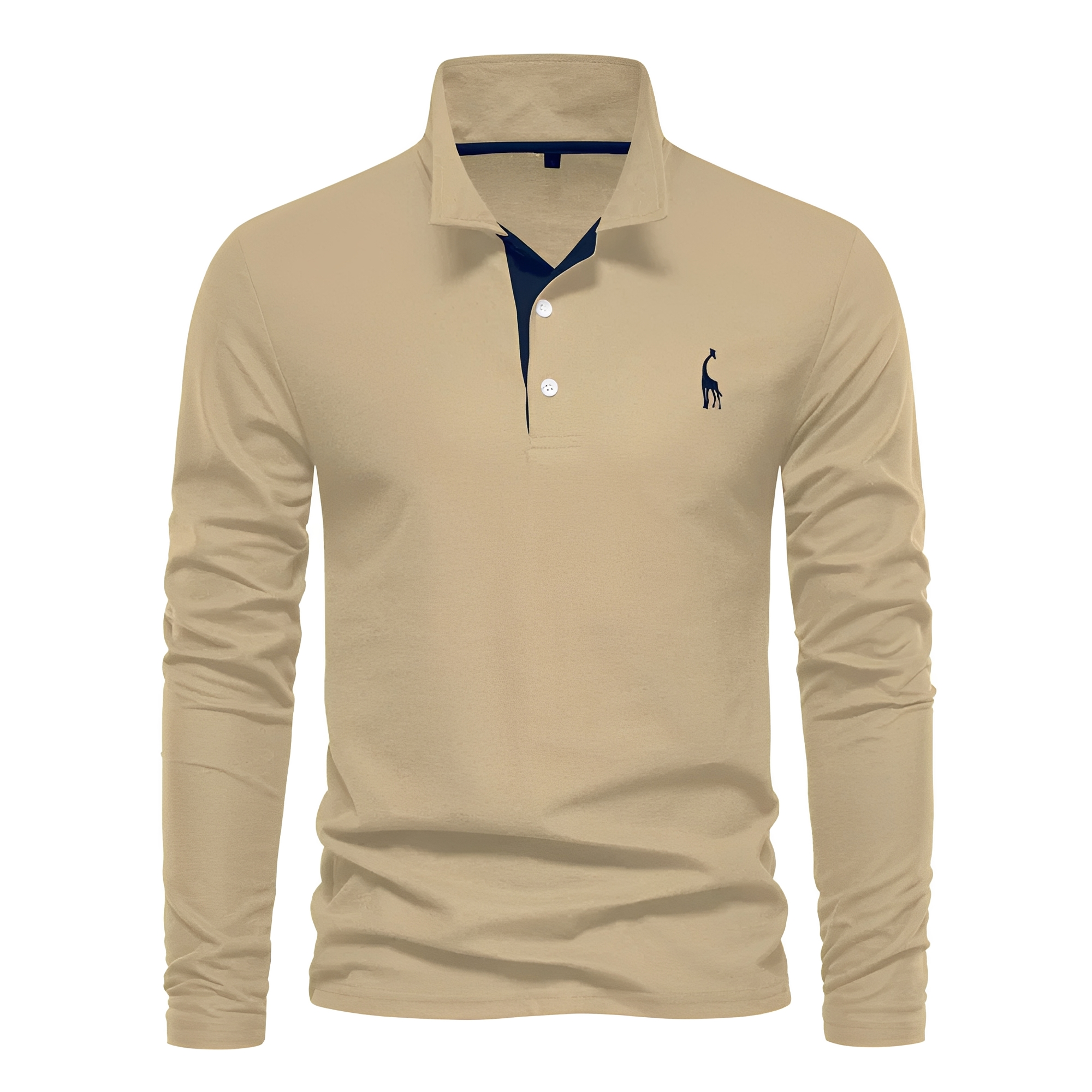 Antoine - Langärmeliges Herren-Poloshirt für den Alltag
