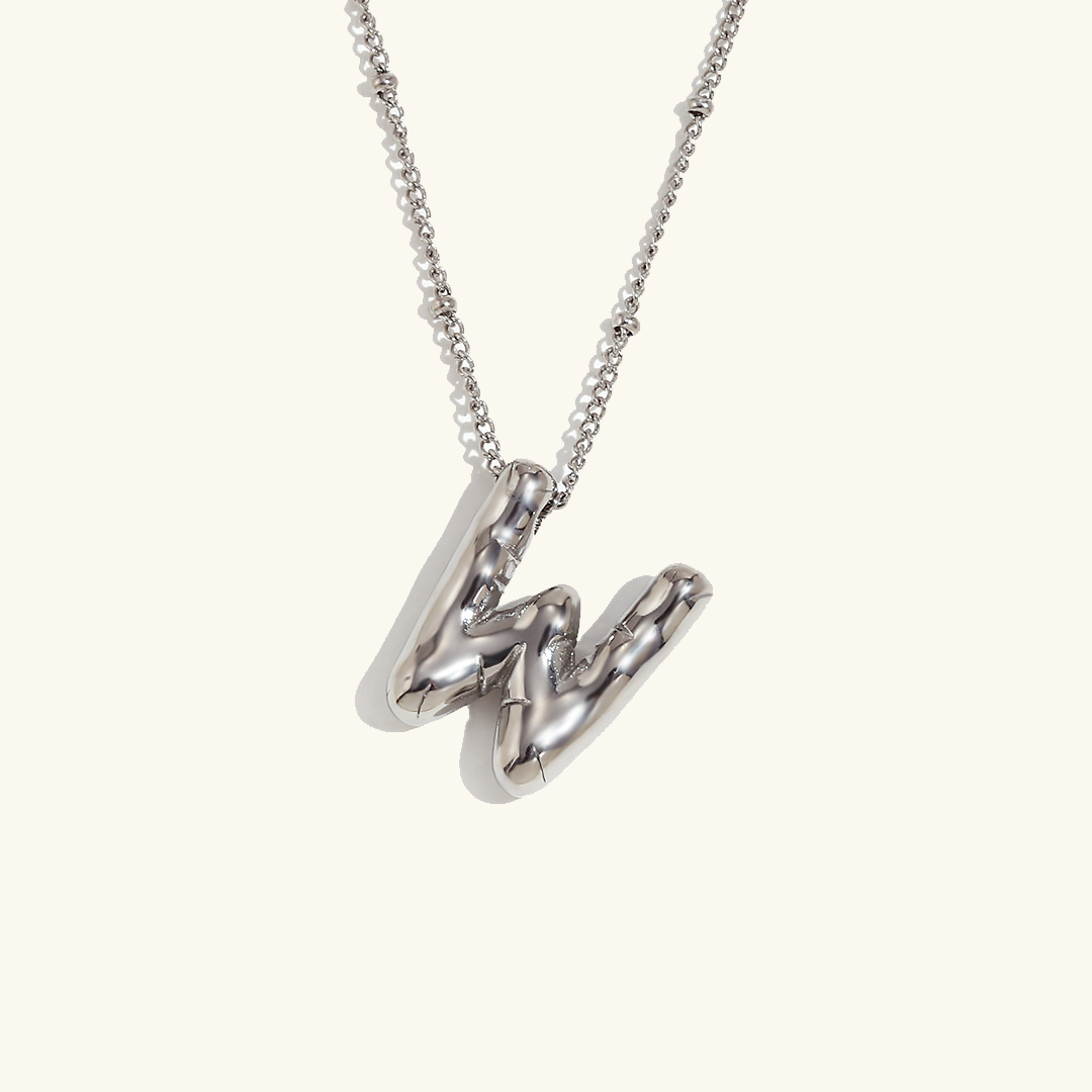 Goldenes Initialen-Halsband Balloon