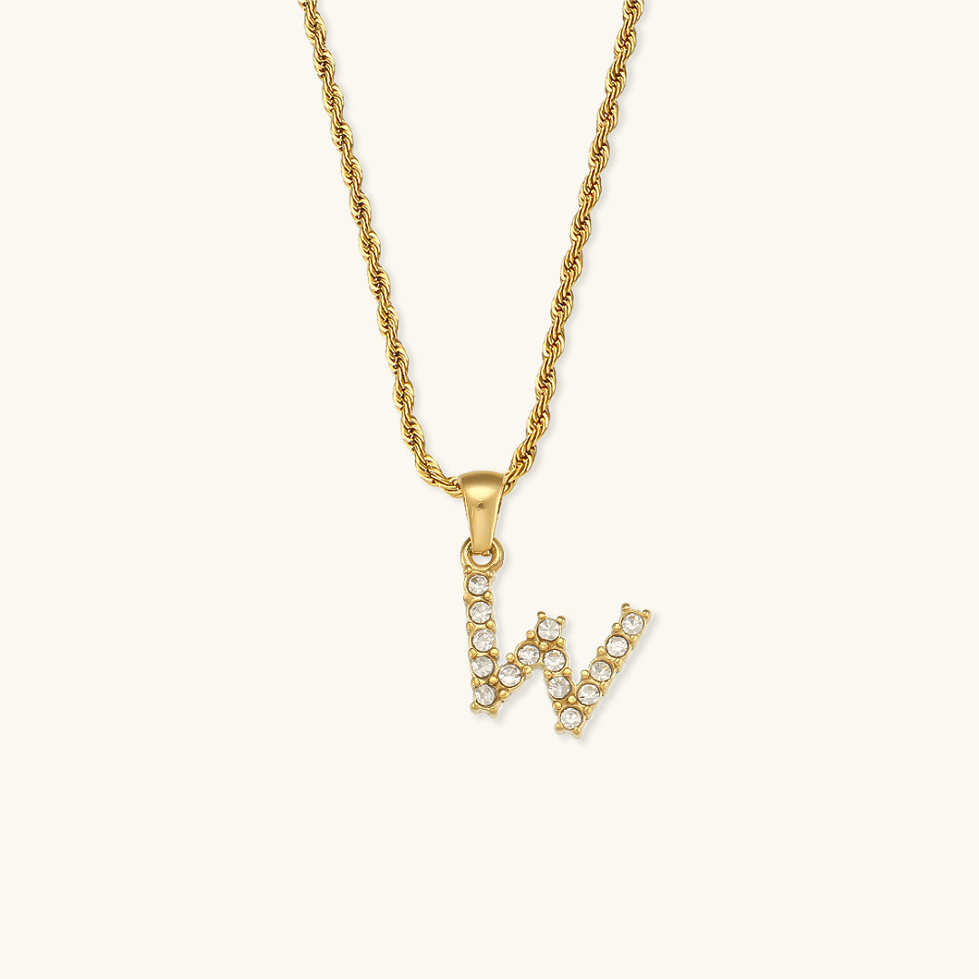 Maeve - Diamantkette mit Initialen