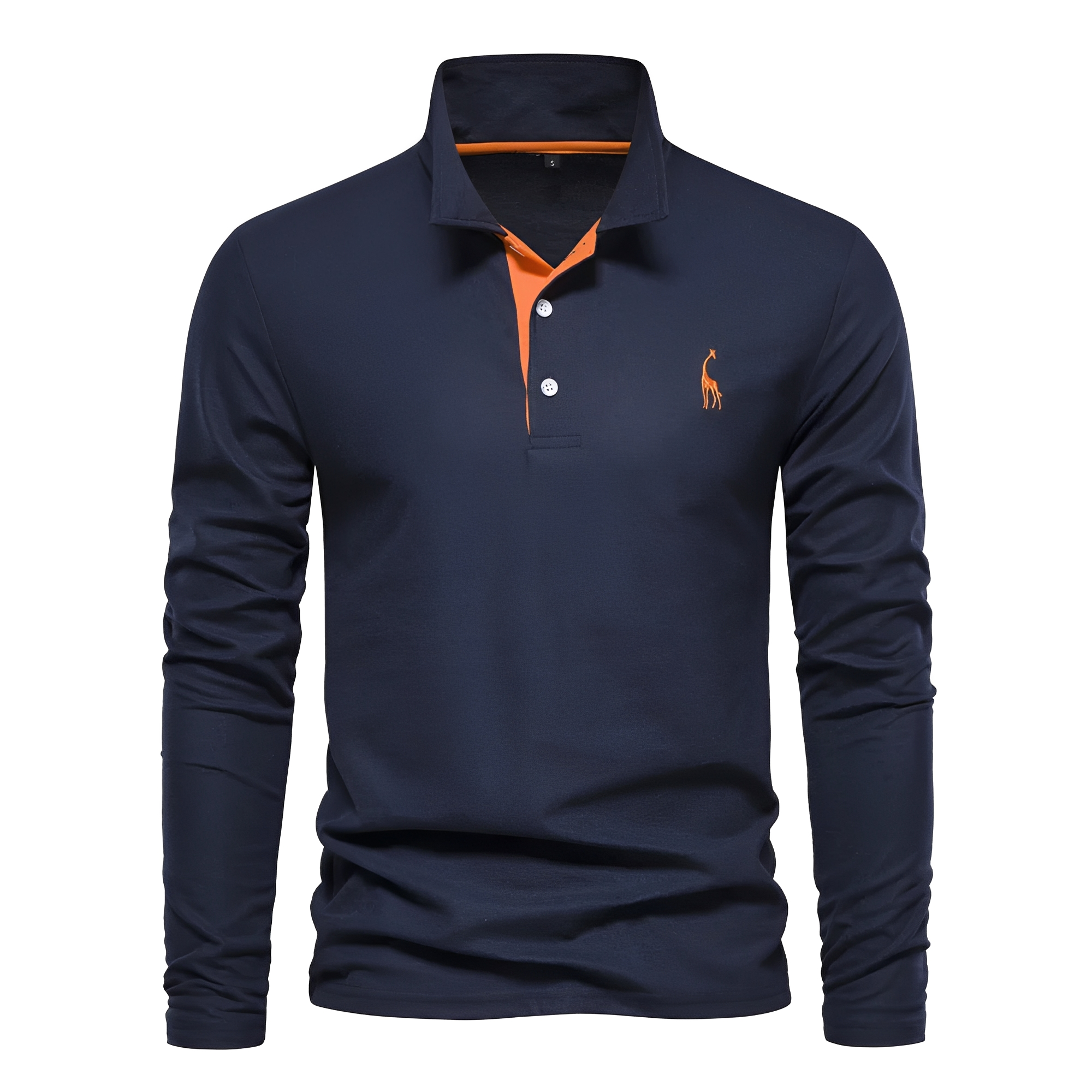Antoine - Langärmeliges Herren-Poloshirt für den Alltag