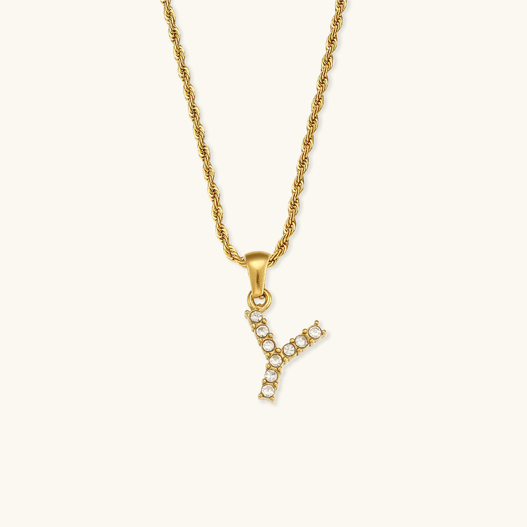 Maeve - Diamantkette mit Initialen