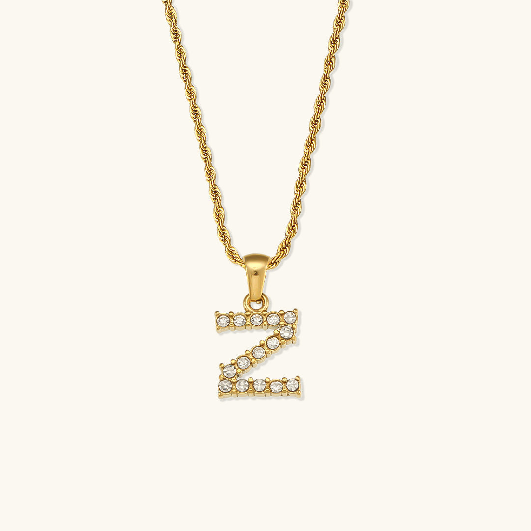 Maeve - Diamantkette mit Initialen
