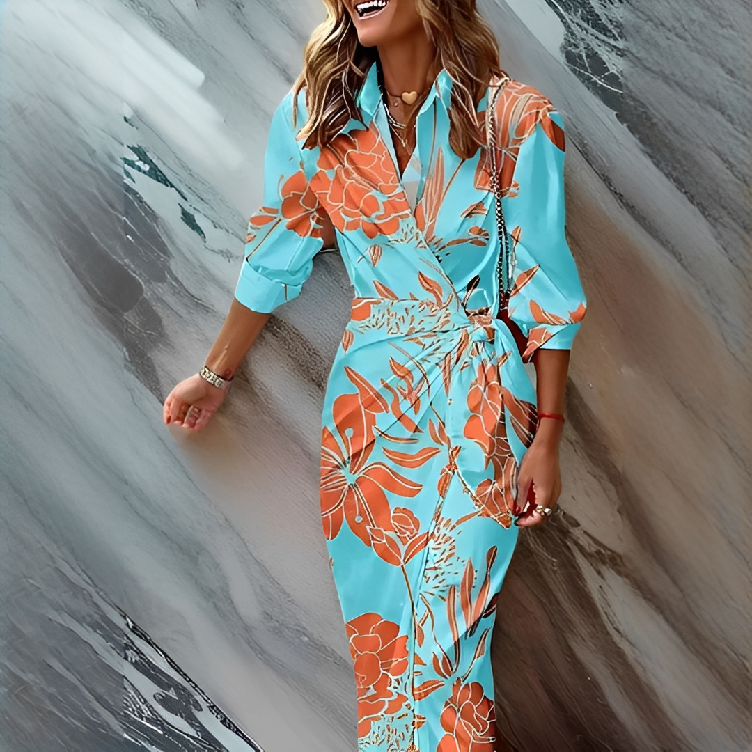 Emery - Elegantes Wickelkleid