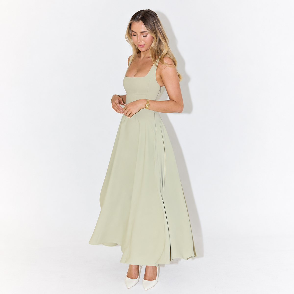 Melisa - Midi Kleid Damen, Elegant & Vielseitig