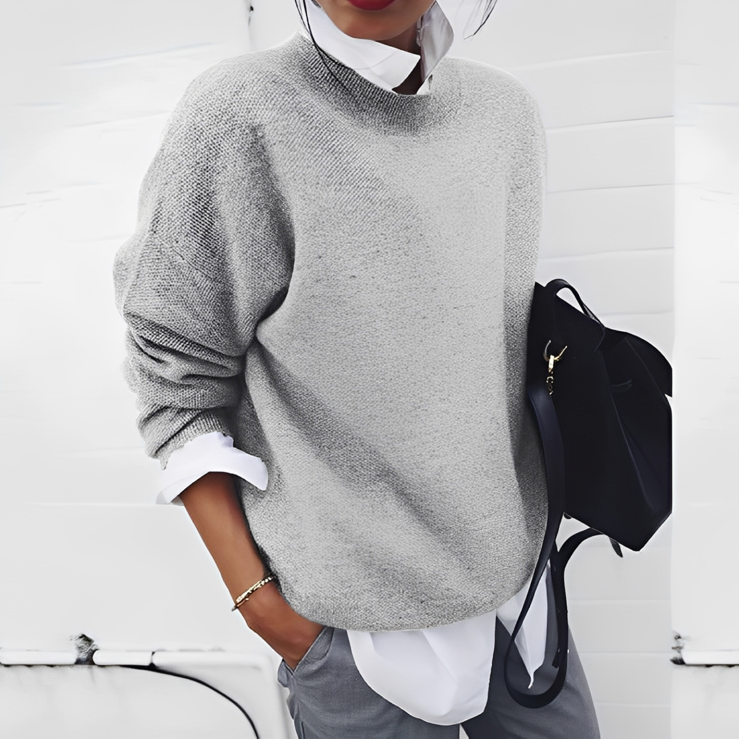 Gabriella - Damenpullover mit weitem Schnitt