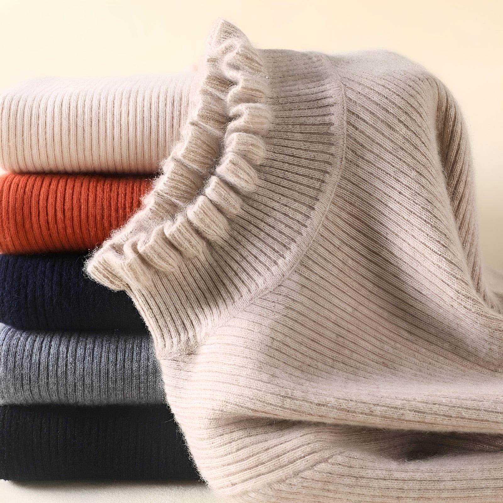 Alva - Stilvoller Damenpullover mit Rollkragen