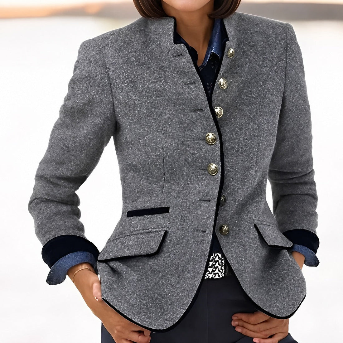 Kaelyn - Elegante Damenjacke mit Taschen