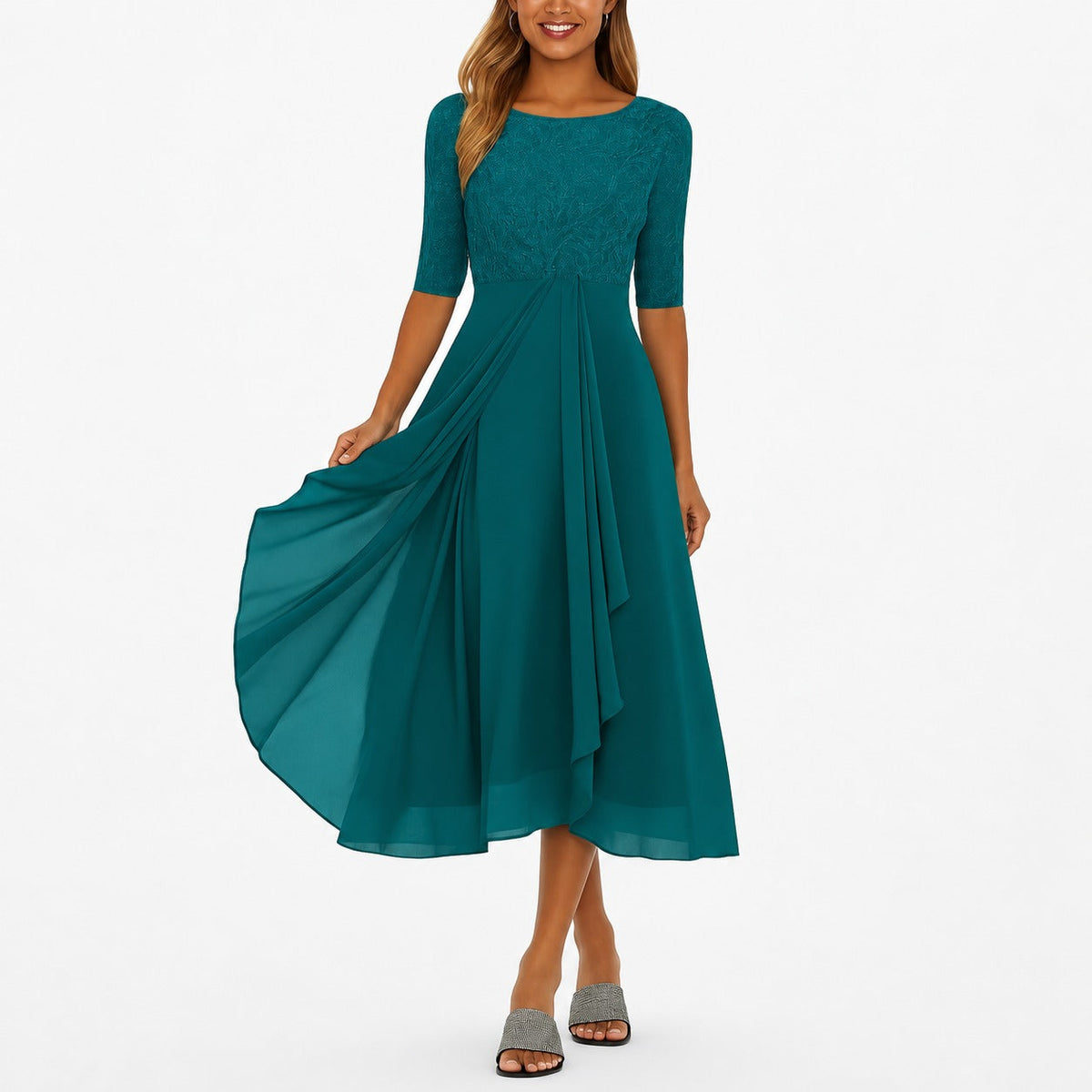 Ximena - Elegantes Damenkleid in Knielänge