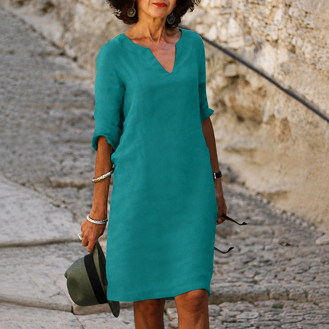 Sara - Elegantes, einfaches Kleid