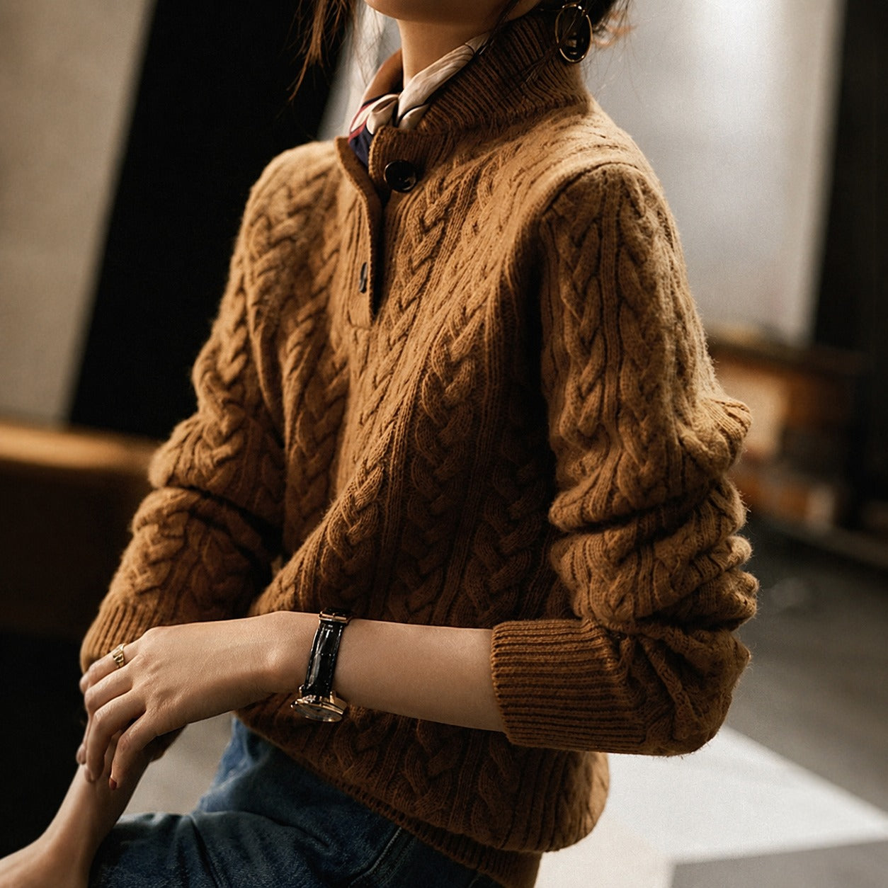 Alice - Stilvoller Rollkragenpullover