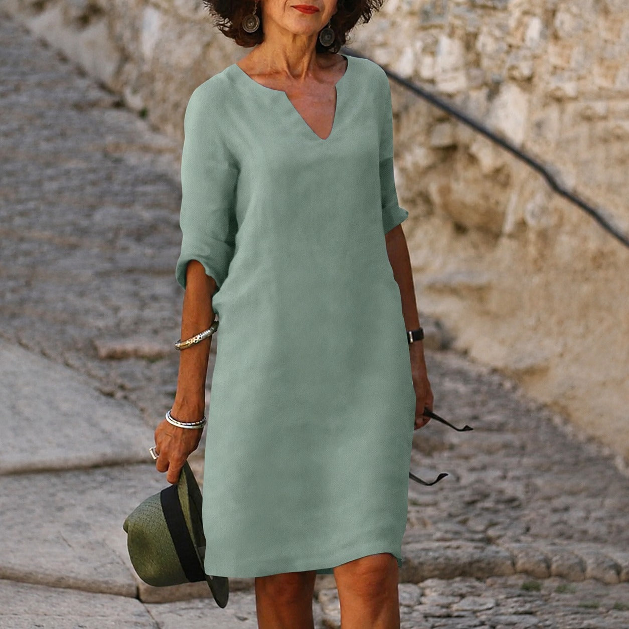 Sara - Elegantes, einfaches Kleid