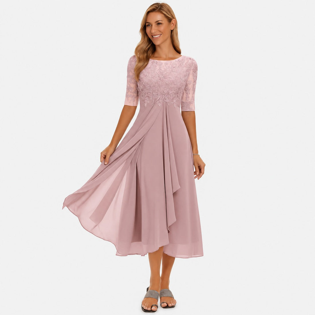 Ximena - Elegantes Damenkleid in Knielänge