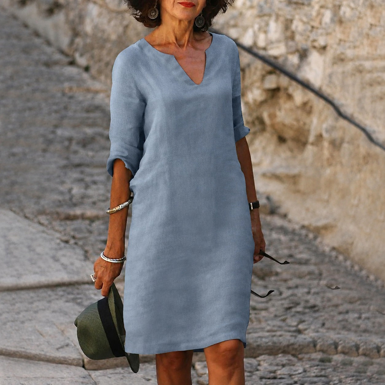 Sara - Elegantes, einfaches Kleid