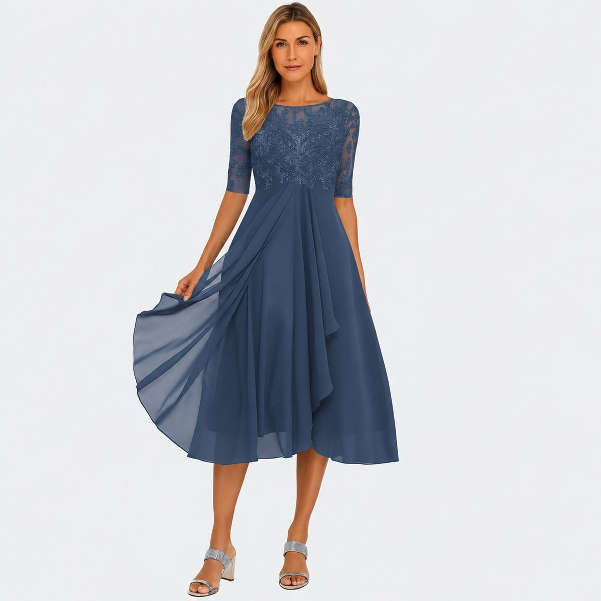 Ximena - Elegantes Damenkleid in Knielänge