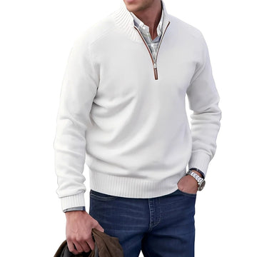 Gabriel - Komfortabler Herrenpullover mit Zipper
