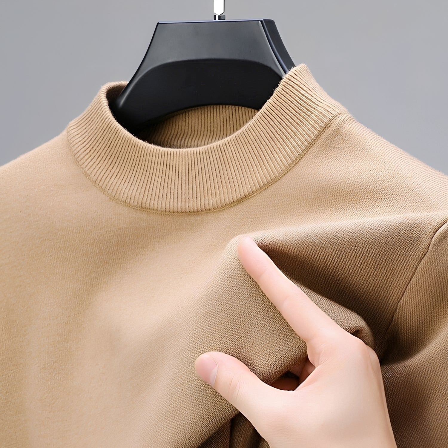 Giorgio - Bequemer Herrenpullover mit elastischem Bund