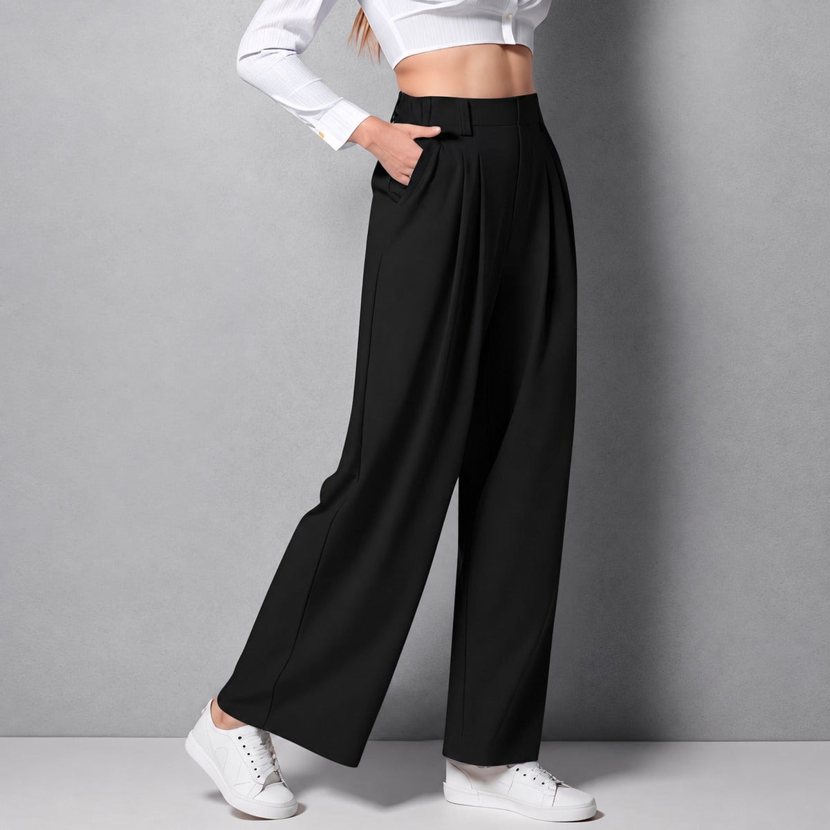 Montana - Elastische Damenhose mit geradem Schnitt