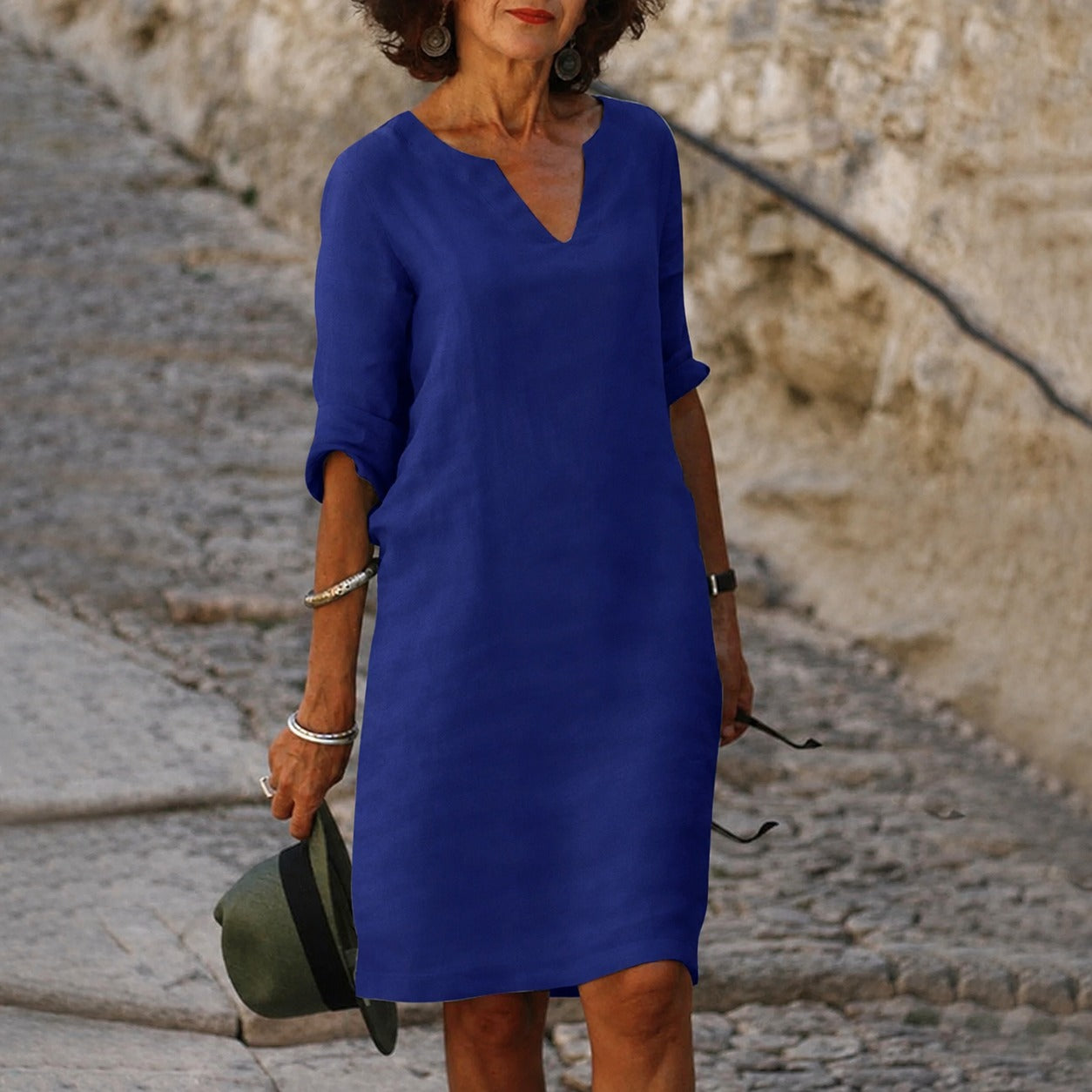 Sara - Elegantes, einfaches Kleid