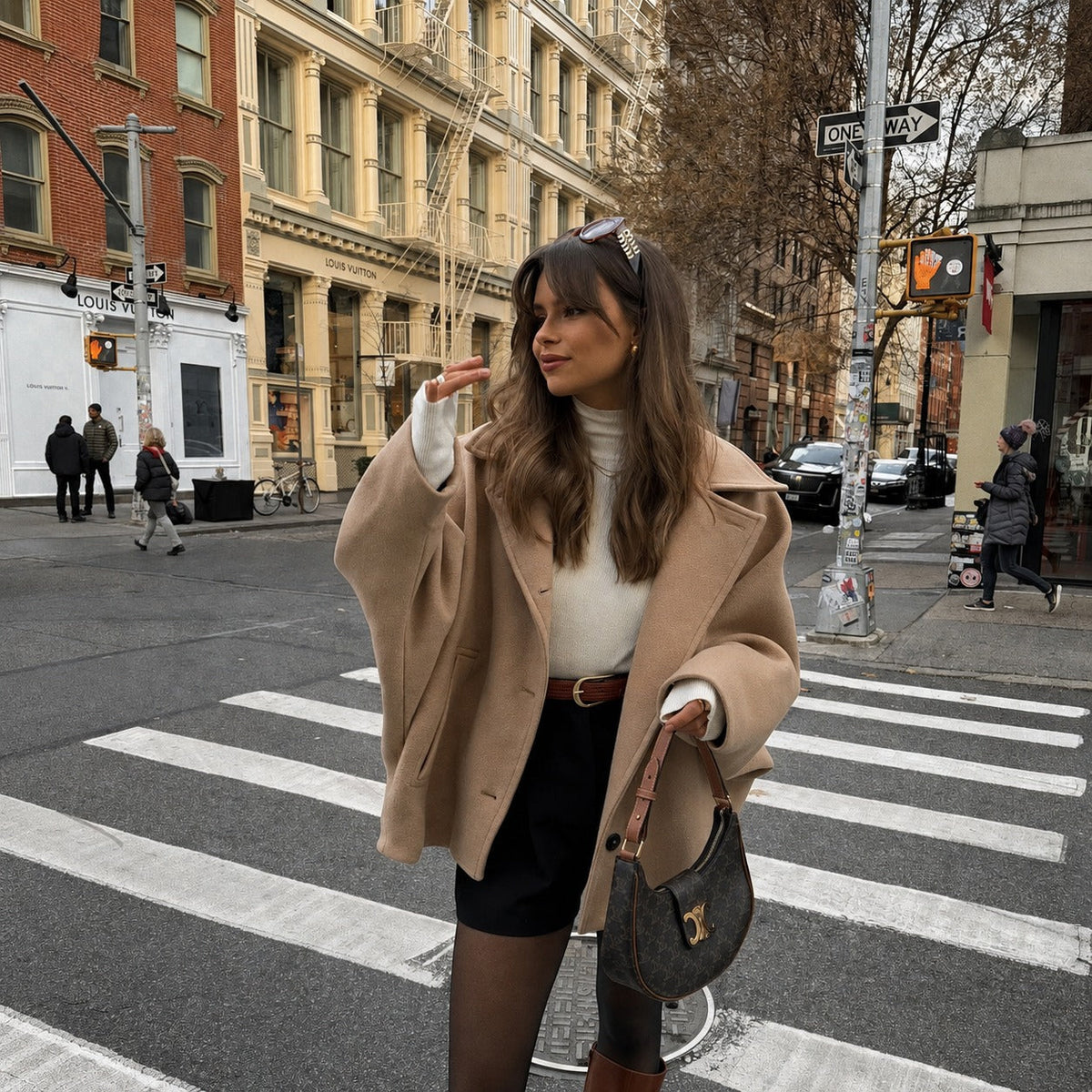 Elena - Lockere zweireihige Jacke