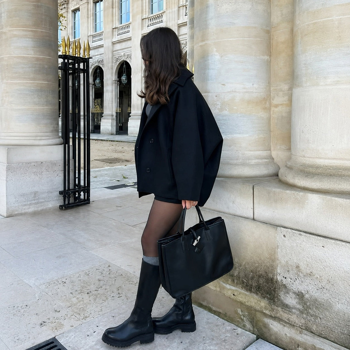 Elena - Lockere zweireihige Jacke