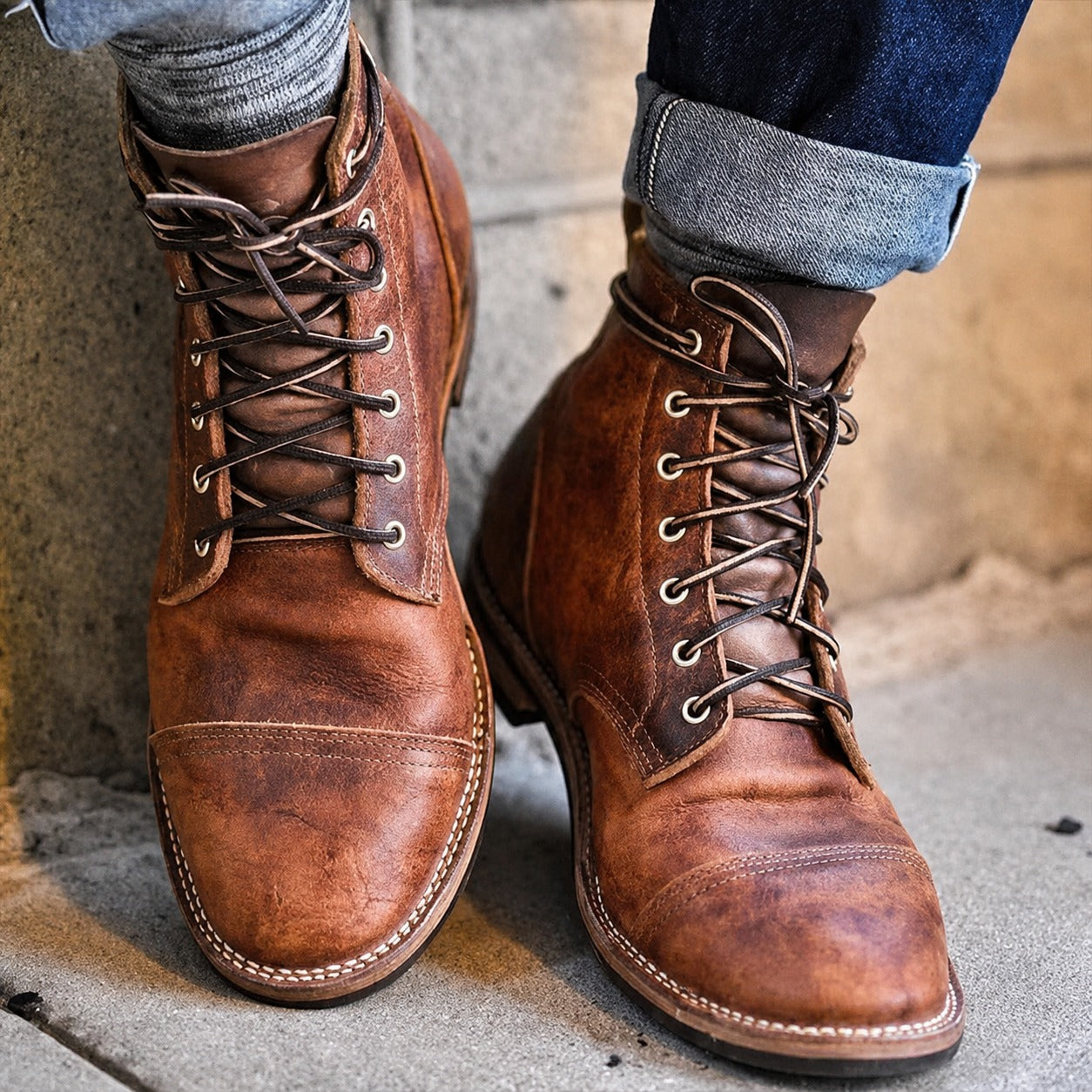 Aaron - Zeitlose und Retro-Herrenstiefel