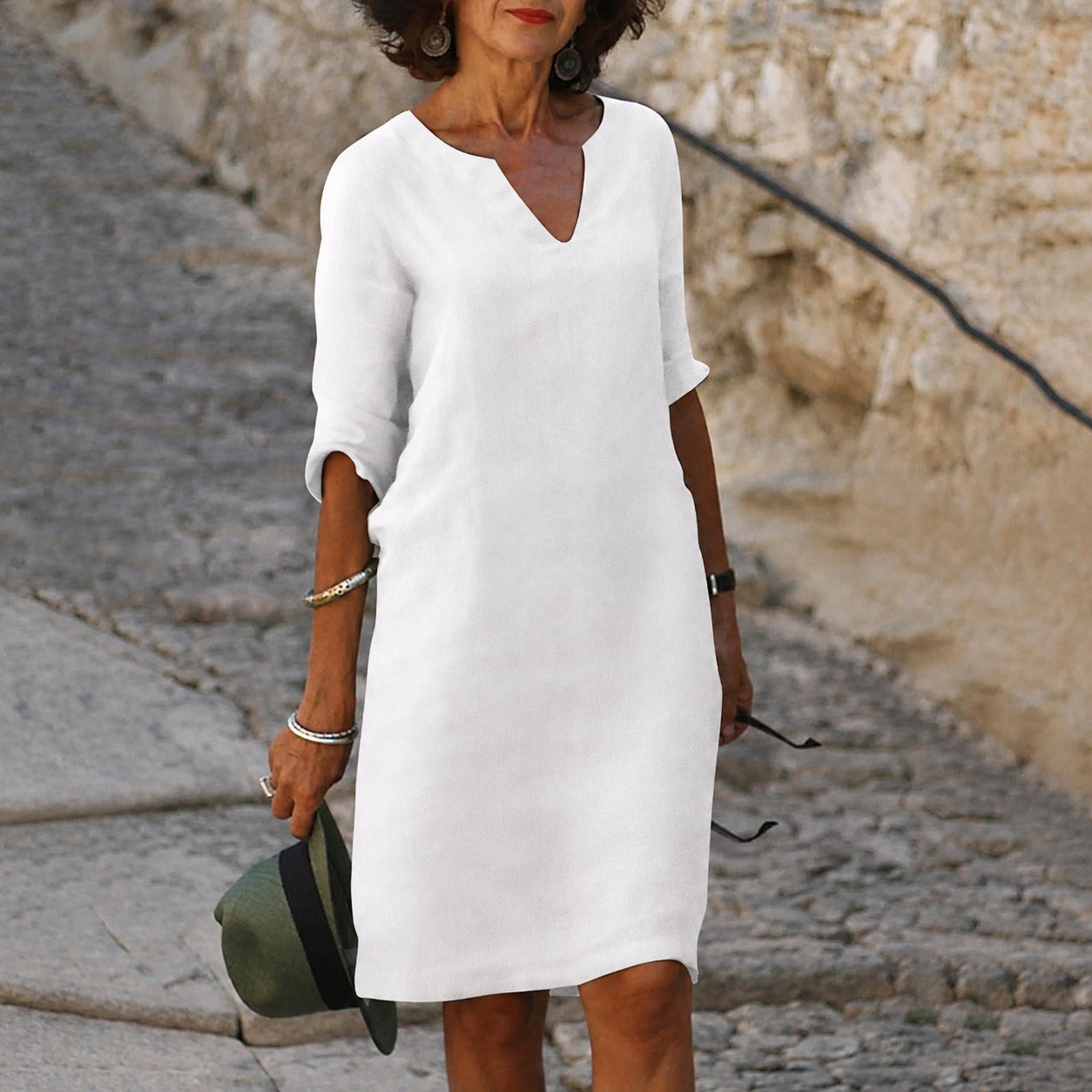 Sara - Elegantes, einfaches Kleid