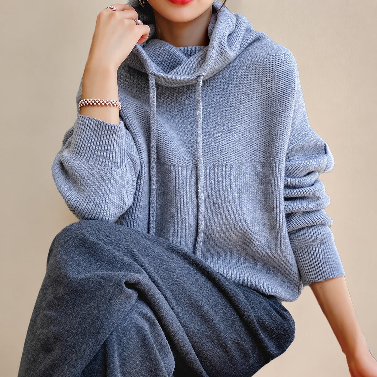 Eden - Eleganter, lässiger Rollkragenpullover