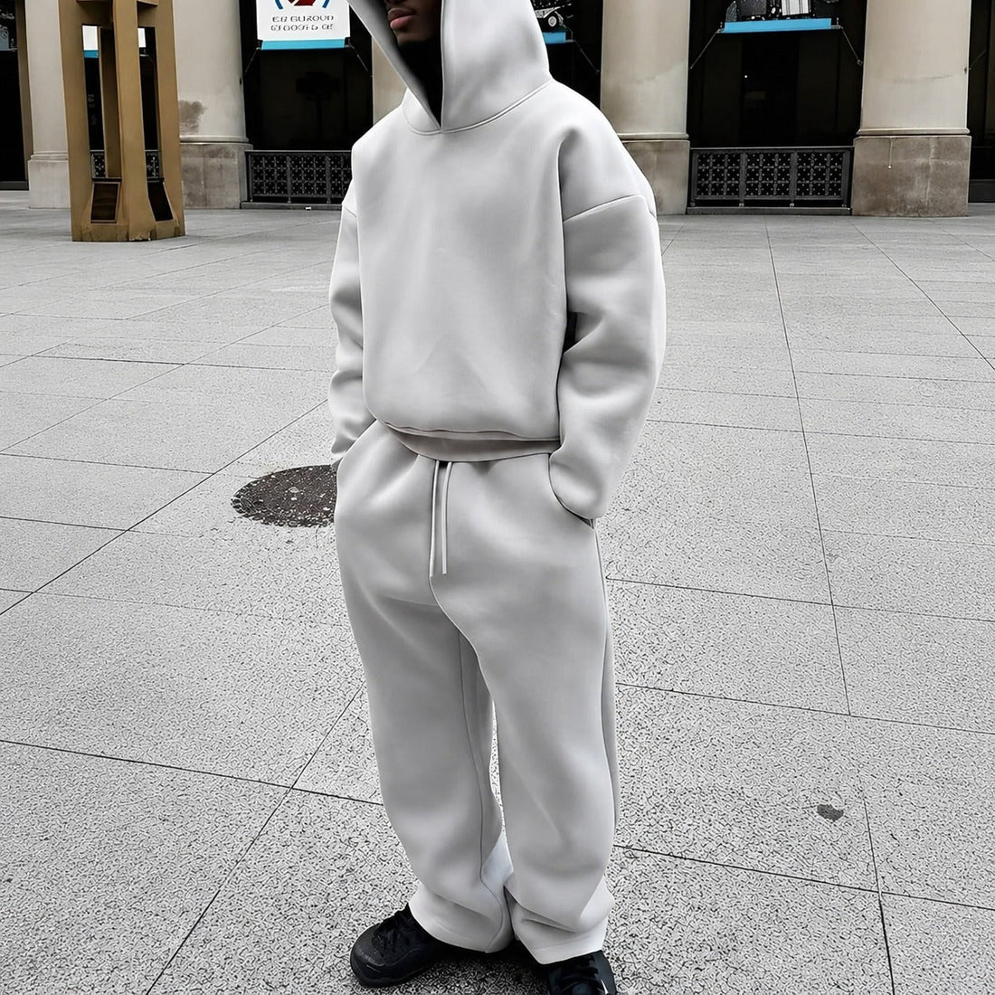 Marco - Lässiges Set mit großem Hoodie für Männer
