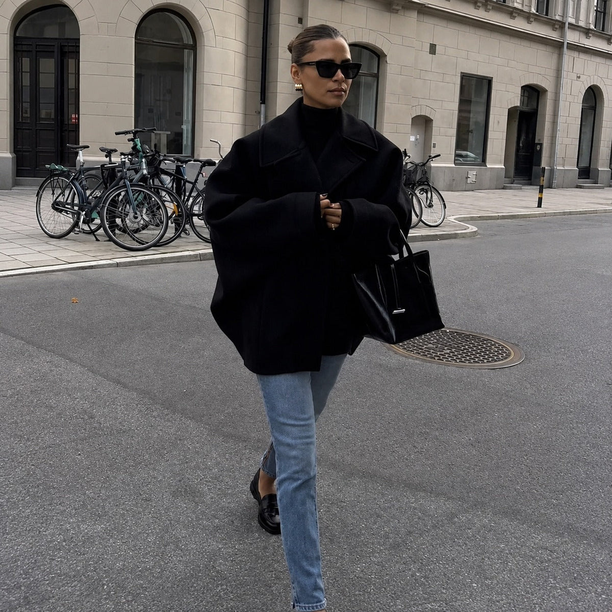 Elena - Lockere zweireihige Jacke