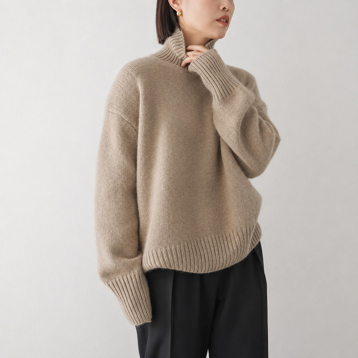 Lea - Komfortabler Rollkragenpullover für Damen