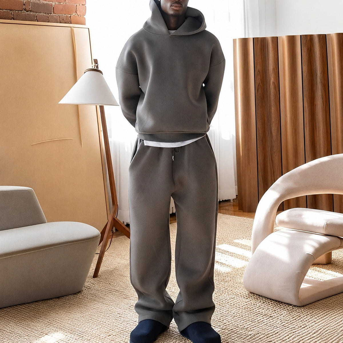 Marco - Lässiges Set mit großem Hoodie für Männer