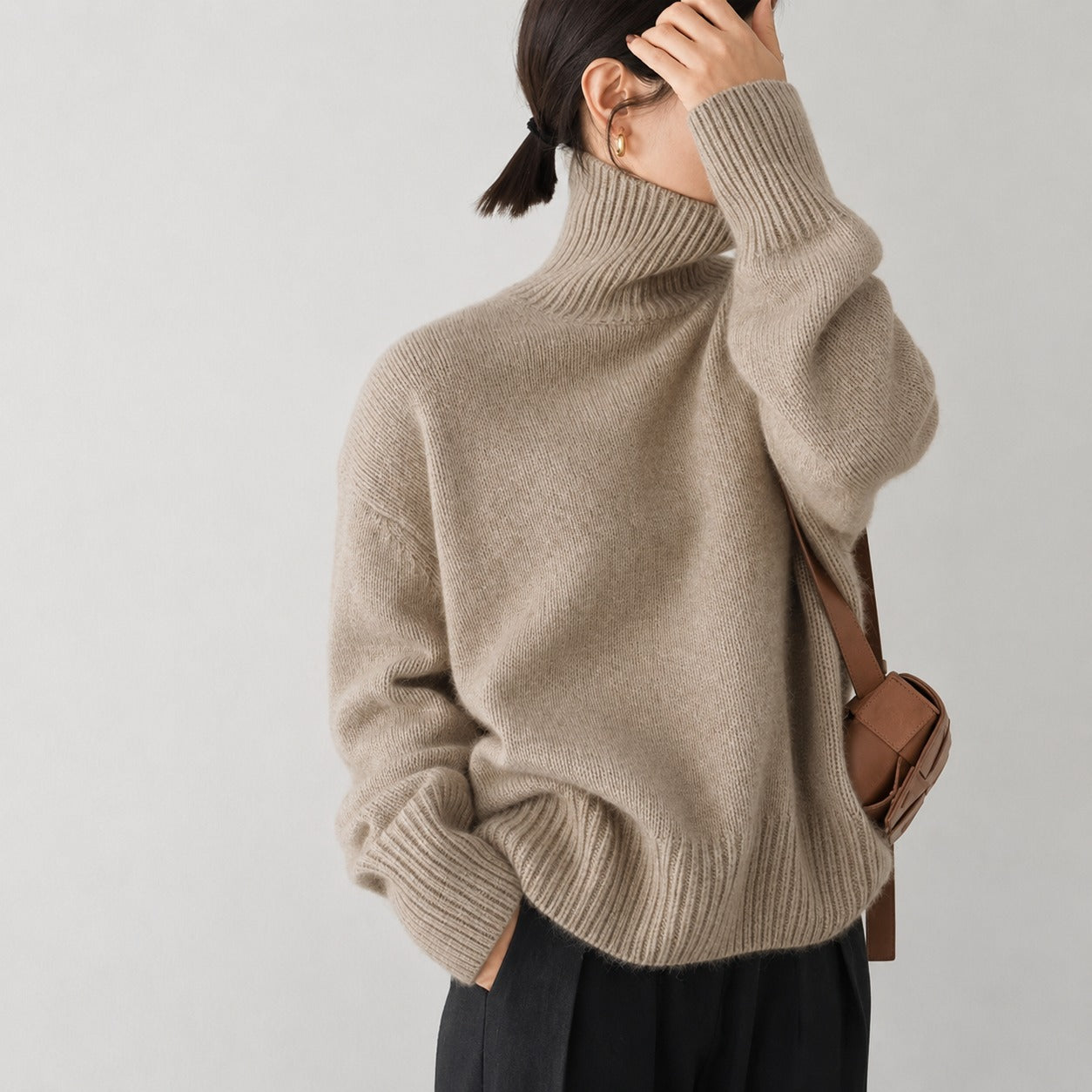 Lea - Komfortabler Rollkragenpullover für Damen
