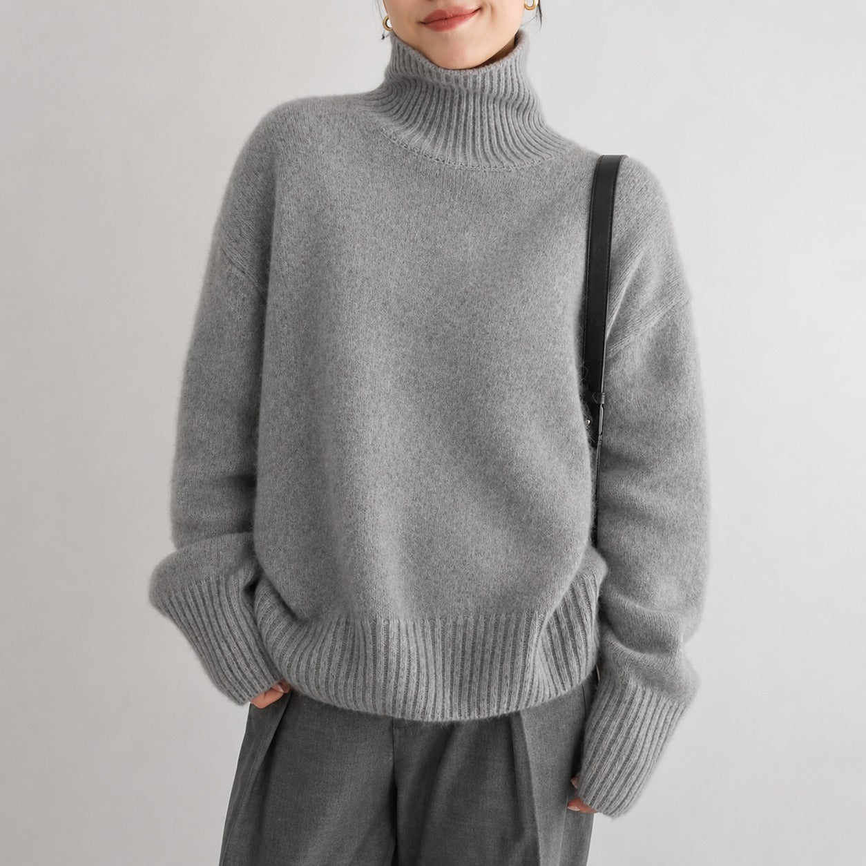 Lea - Komfortabler Rollkragenpullover für Damen